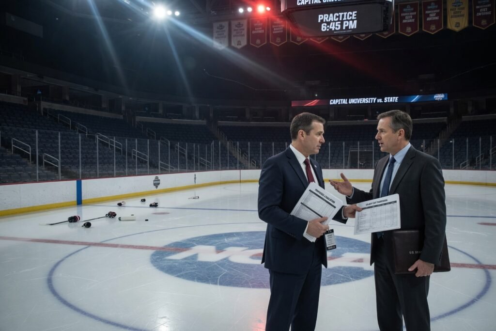 Bipartisan college sports bill proposes salary cap