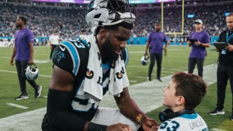 Brian Burns doing it all for his nephew, autism awareness