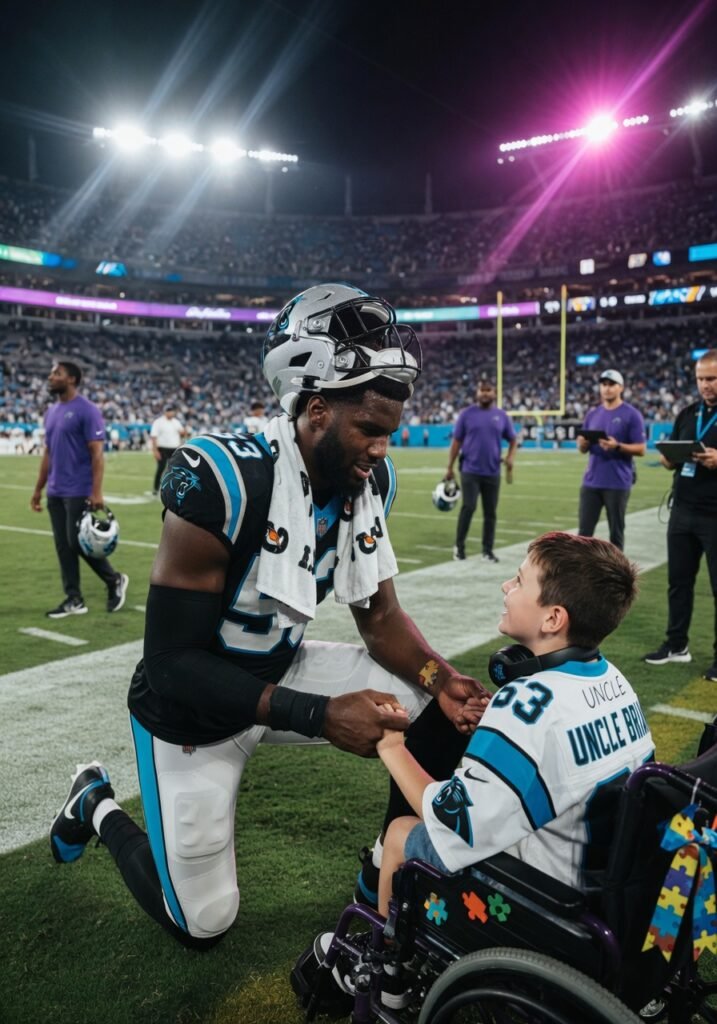 Brian Burns doing it all for his nephew, autism awareness