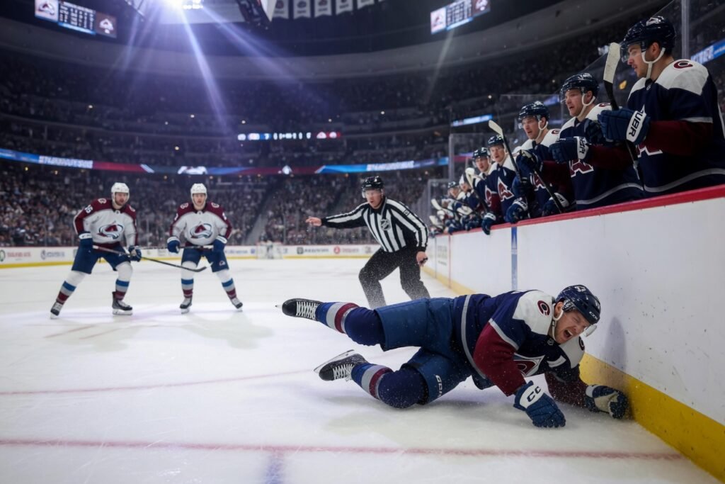 MacKinnon injured as Avs face 'big hill to climb'