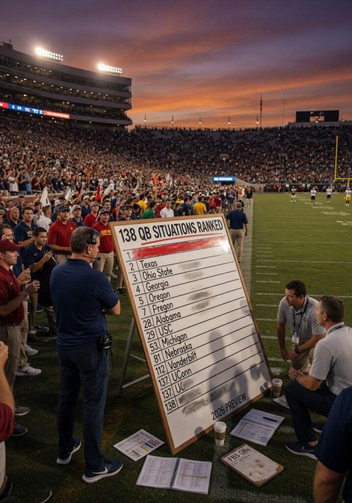 Ranking all 138 FBS quarterback situations ahead of the 2026 season