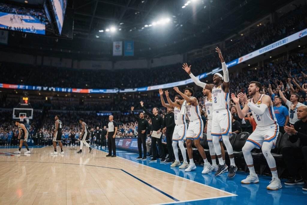Thunder bench overwhelms Spurs in Game 3 win