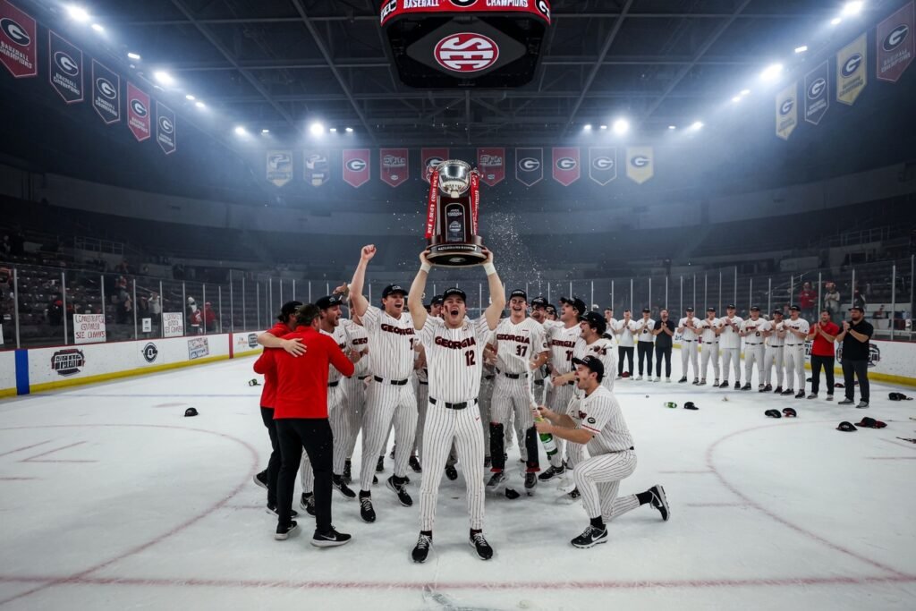 Top-seeded Georgia wins first SEC baseball title