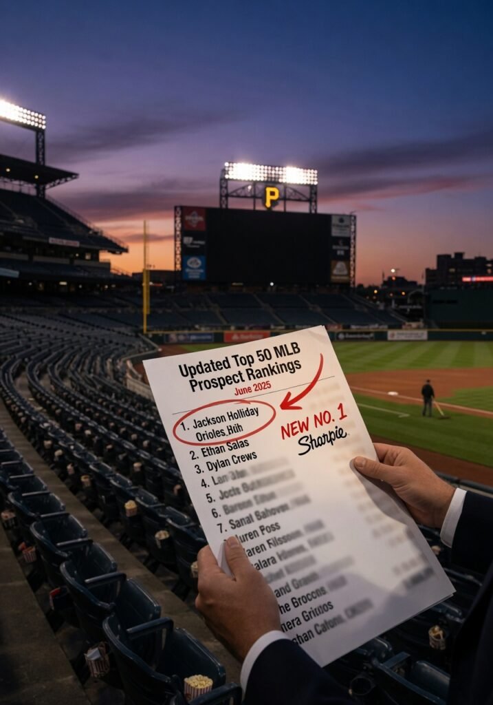 Updated top 50 MLB prospect rankings: Who is the new No. 1 on our list?