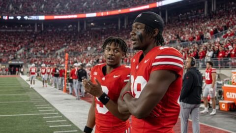 Why drafting OSU’s Carnell Tate to pair with Cam W…