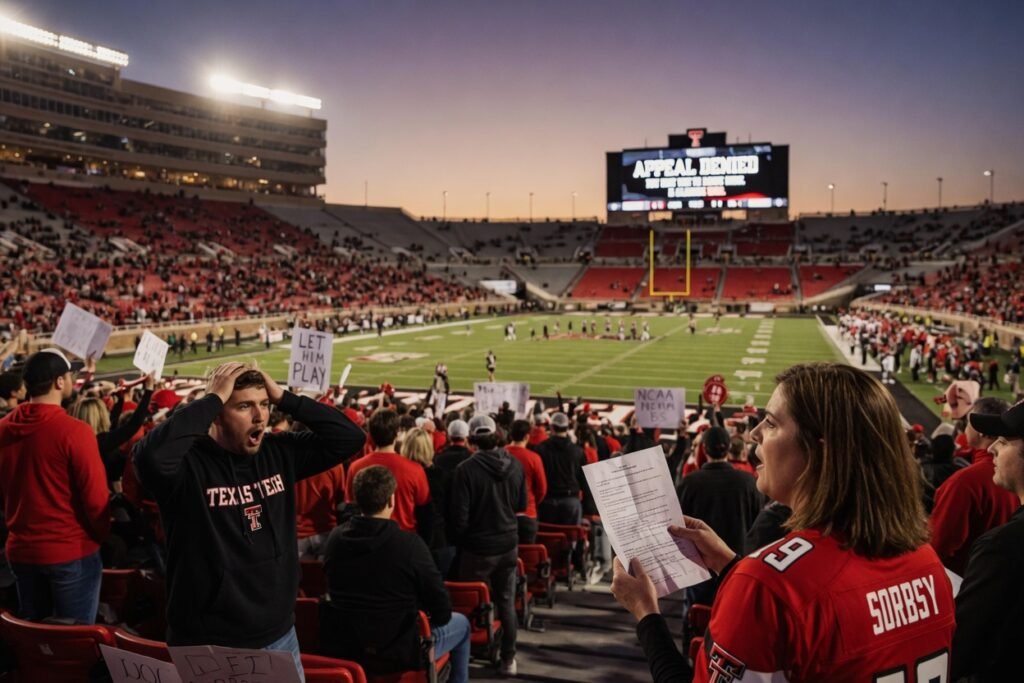 Reports: NCAA rejects TTU's appeal for QB Sorsby