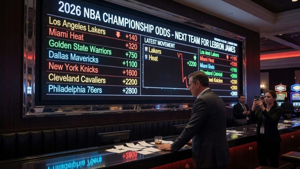 2026 LeBron James Next Team Odds: Latest Movement as 'The King' Eyes Championship Fit