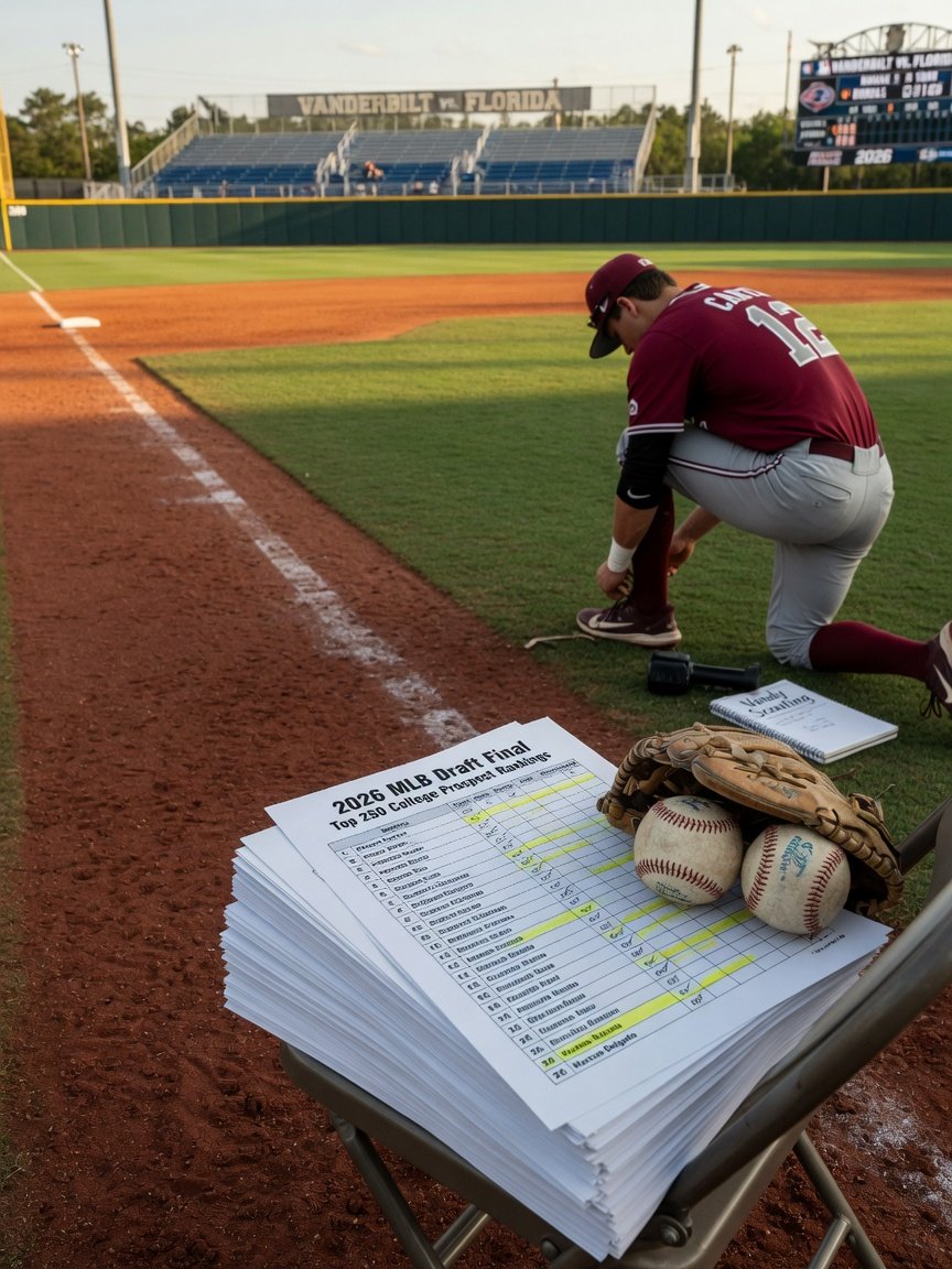 2026 MLB Draft: Final Top 250 College Prospect Rankings