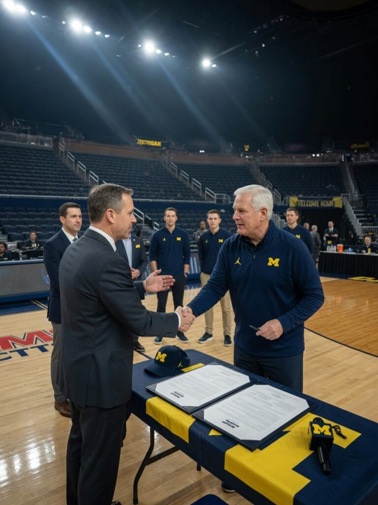 Boynton agrees to 2-year deal as Michigan coach