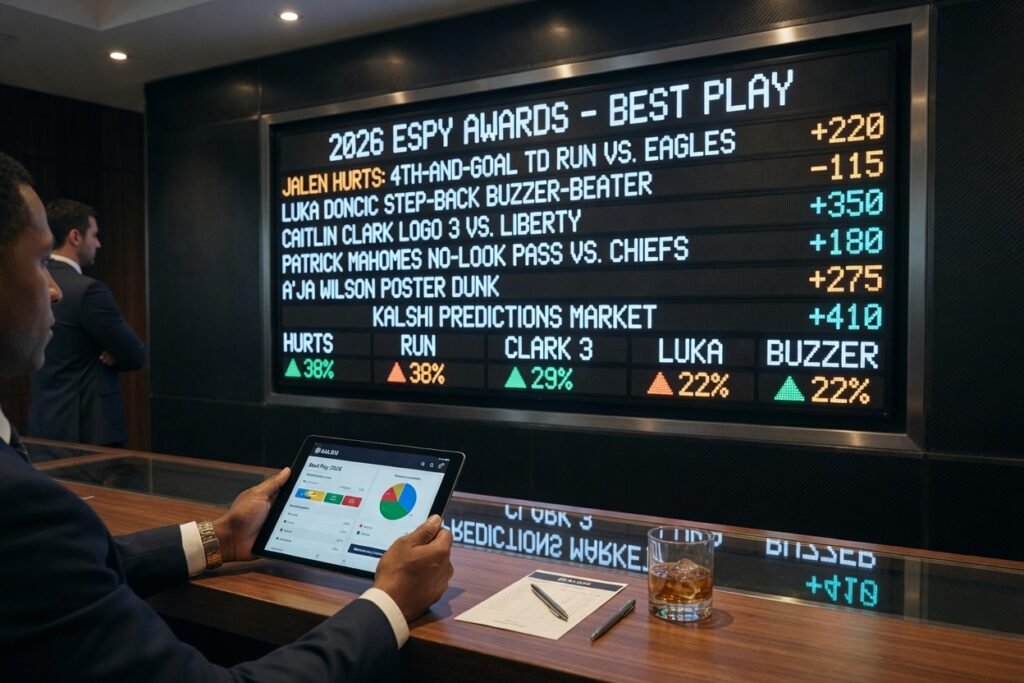 ESPY Awards 2026: Best Play Kalshi Predictions