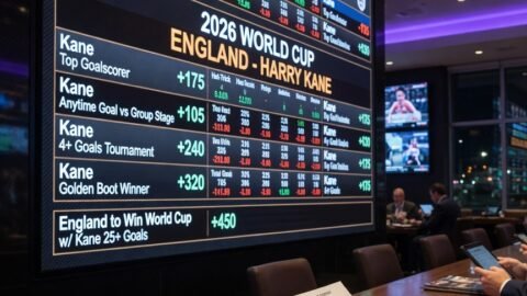 Harry Kane Odds & Player Props for the 2026 World Cup