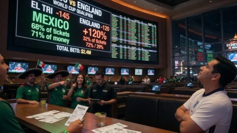 Mexico vs. England Action Report: El Tri Dominates Betting Splits