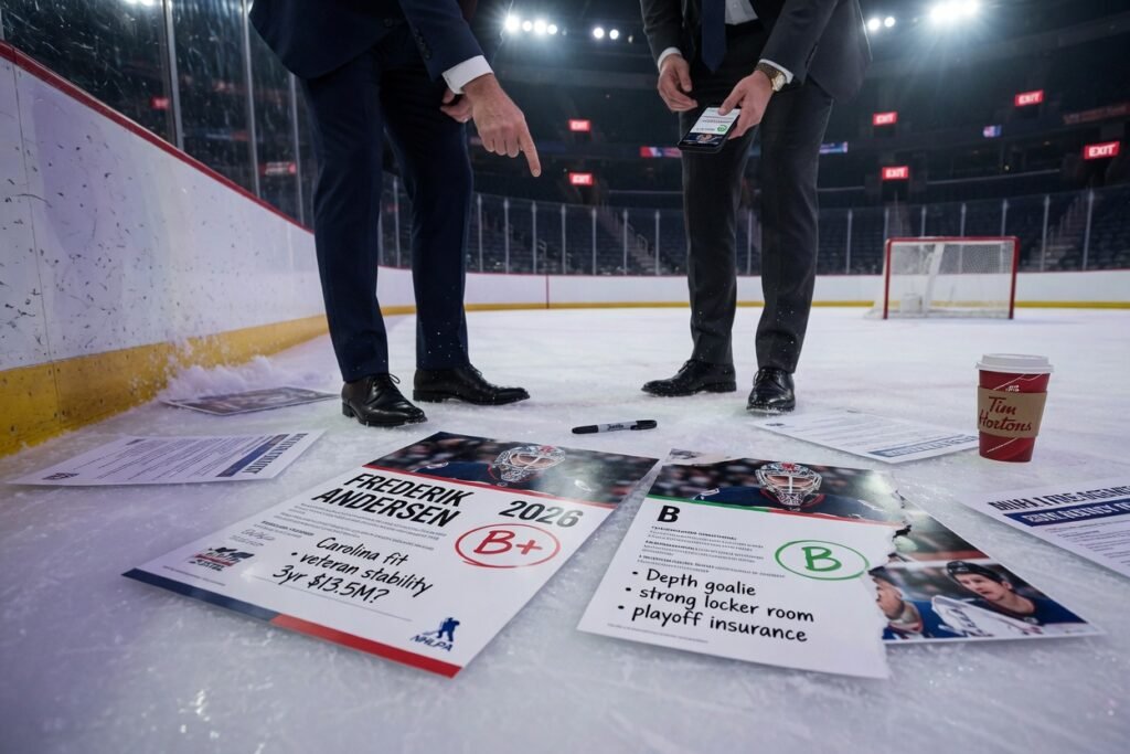 NHL free agency 2026: Grades, fits for Andersen, B...