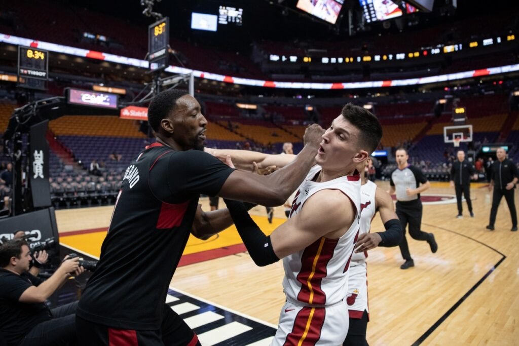 Sources: Adebayo struck Herro in Vegas altercation...
