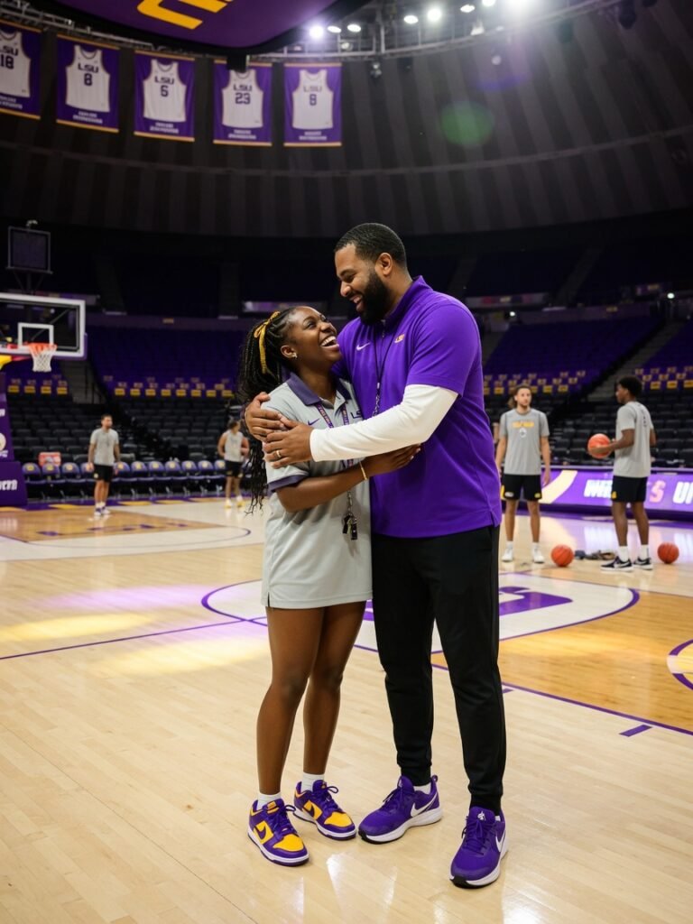 Viral student manager reunites with Wade at LSU