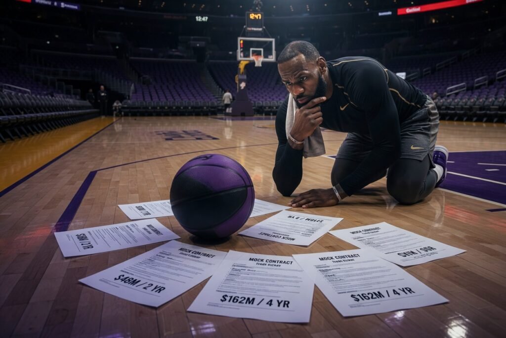 What LeBron James could sign for with six teams, a...