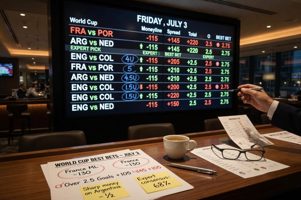 World Cup Best Bets: Predictions, Expert Picks for Friday, July 3
