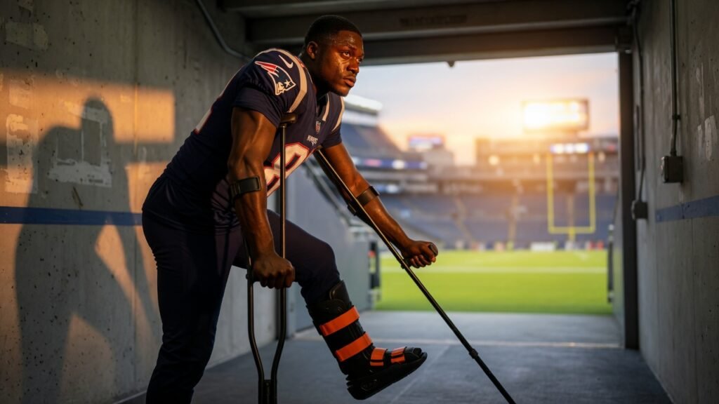 A.J. Brown Suffers High-Ankle Sprain in Patriots Debut
