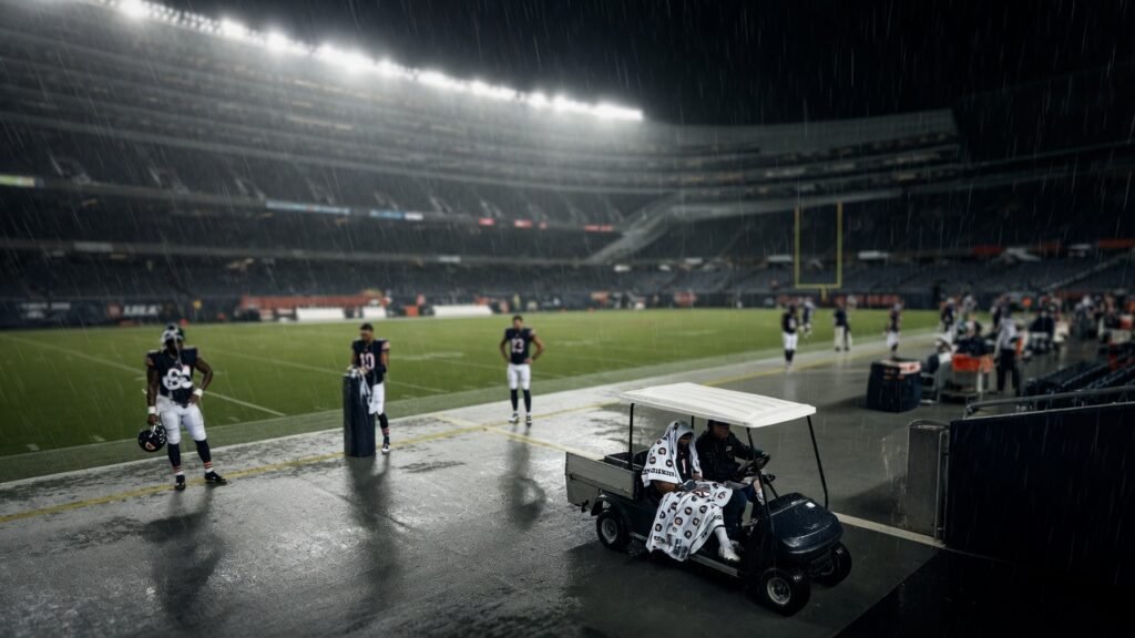 Caleb Williams Cart Ride Turns Bears Season Into a Hamstring Question