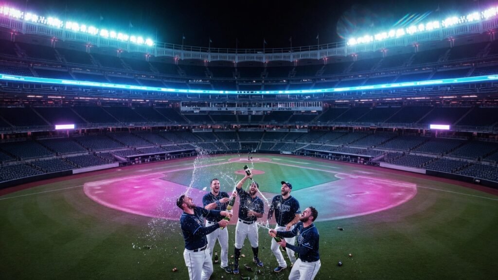 Rays Clinch Fifth AL East Title Inside Yankee Stadium