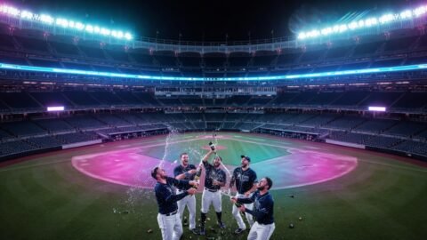 Rays Clinch Fifth AL East Title Inside Yankee Stadium