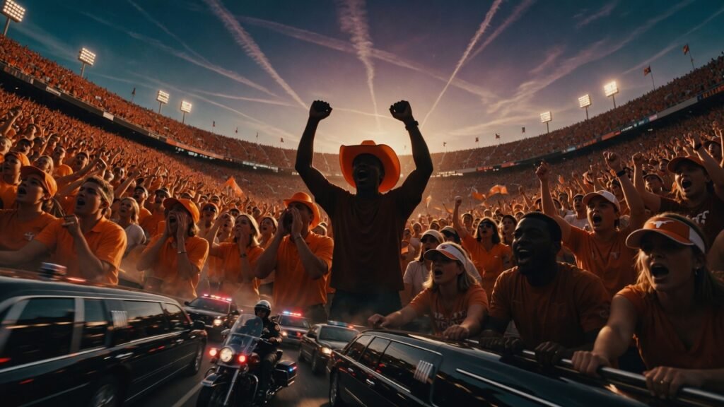 Texas Headsets Die When Trump Moves at Neyland