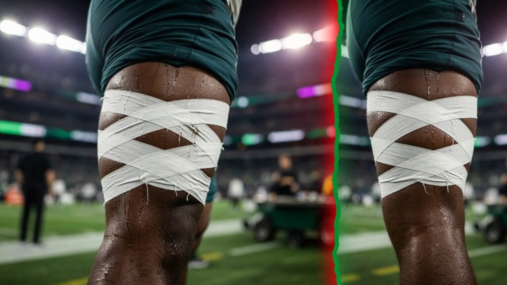Saquon Barkley’s Hamstring Turns Eagles Into a London Fade